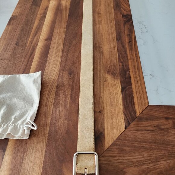 Suede leather belt - Picture 6 of 9